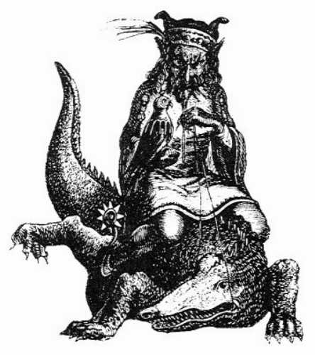 Agares as engraved by Louis Le Breton