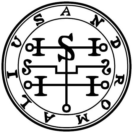The 1904 Goetia seal of Andromalius