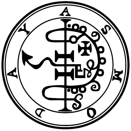 The 1904 Goetia seal of Asmoday
