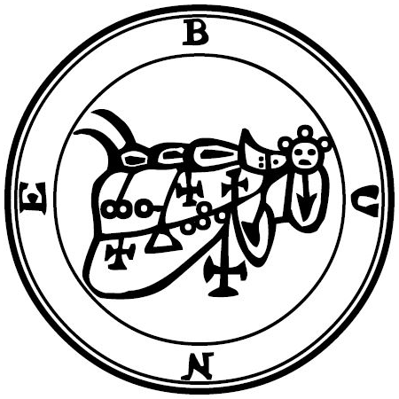 The 1904 Goetia seal of Bune