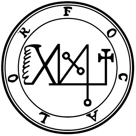 The 1904 Goetia seal of Focalor