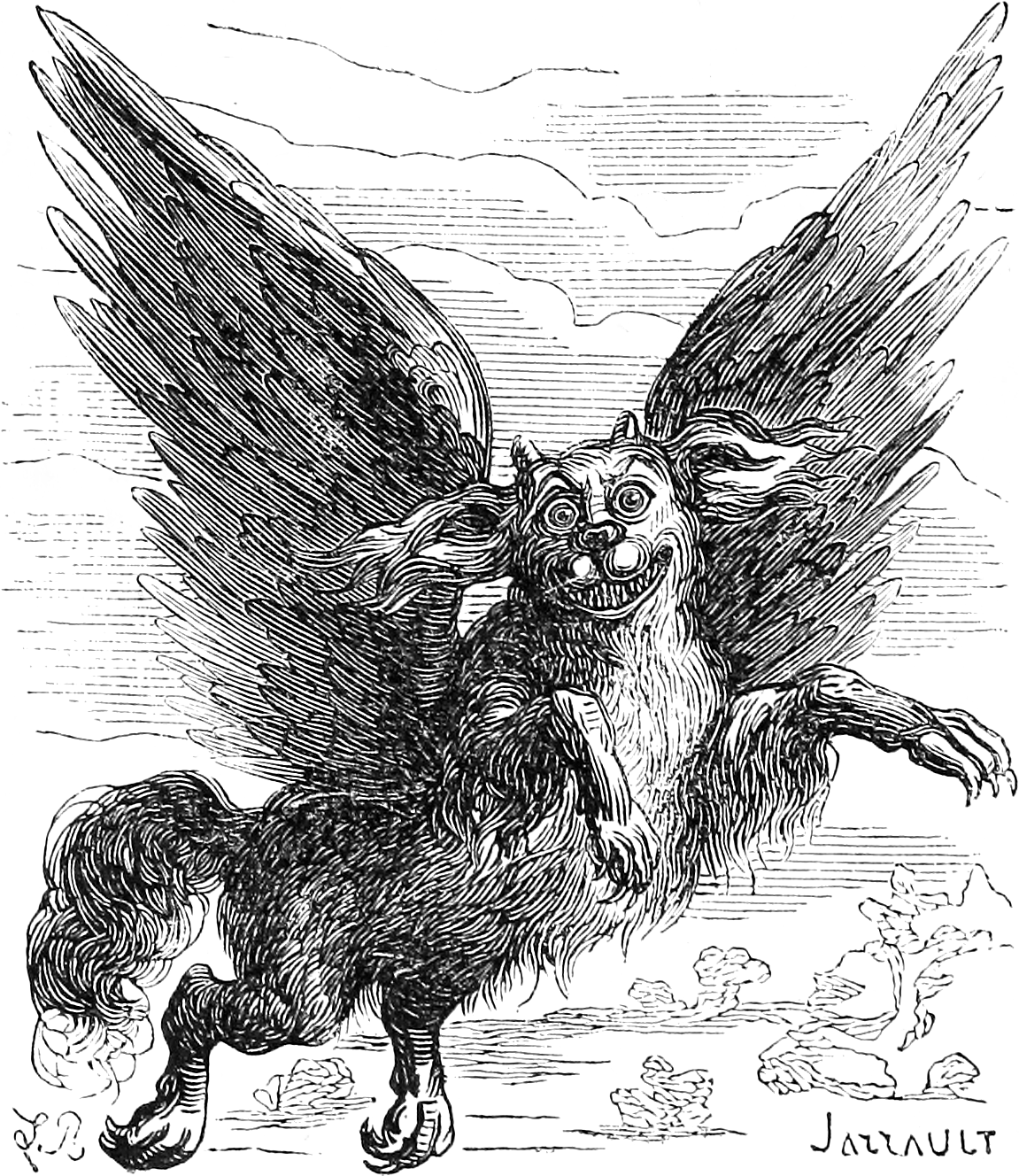 Glasya-Labolas as engraved by Louis Le Breton