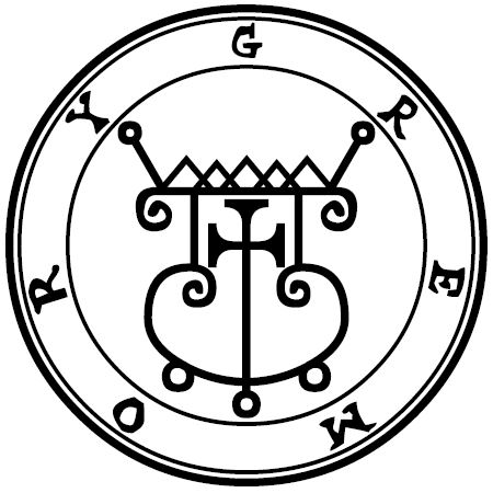 The 1904 Goetia seal of Gremory