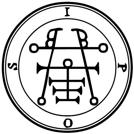 The 1904 Goetia seal of Ipos