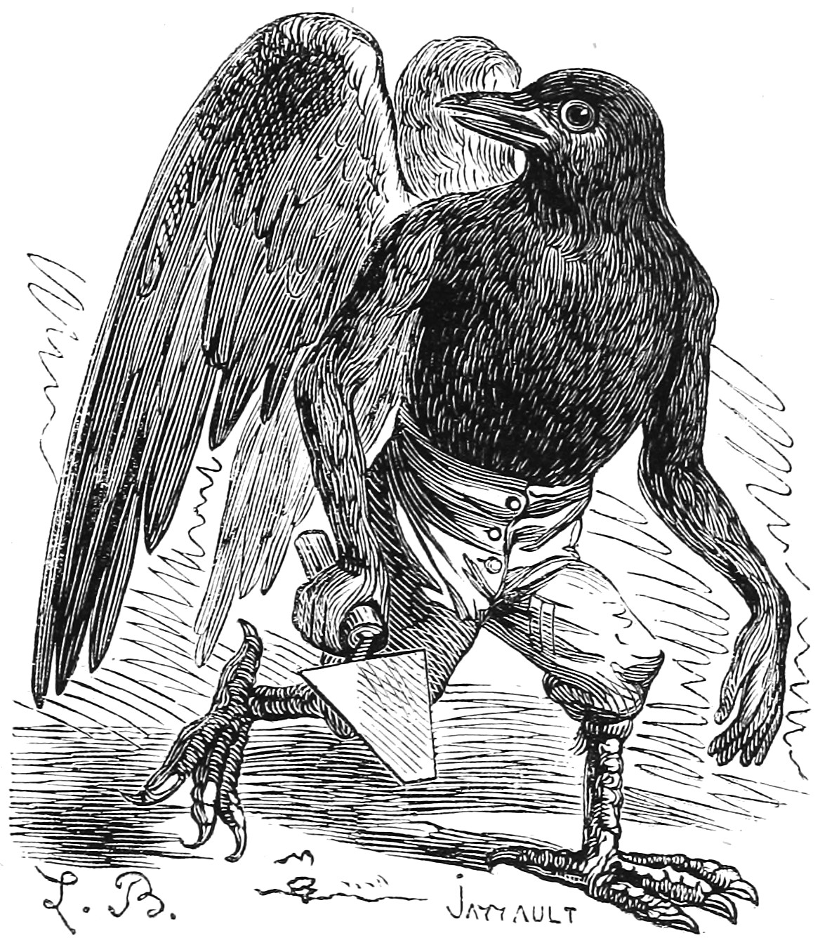 Malphas as engraved by Louis Le Breton