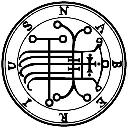 The 1904 Goetia seal of Naberius