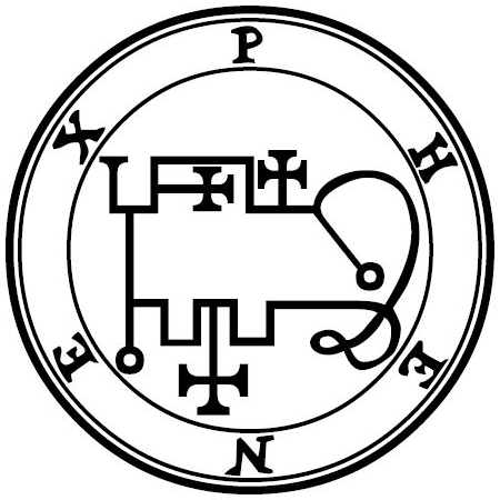 The 1904 Goetia seal of Phenex
