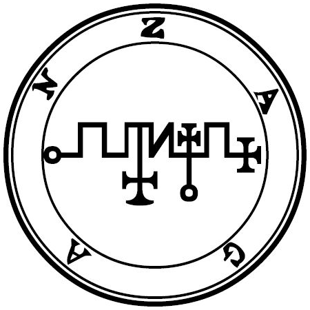 The 1904 Goetia seal of Zagan